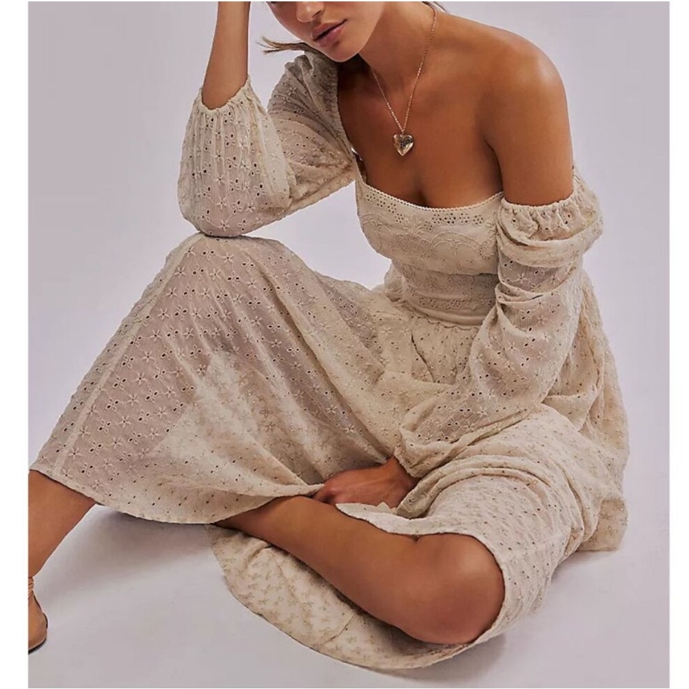 FREE PEOPLE Malina Maxi Dress / Tea